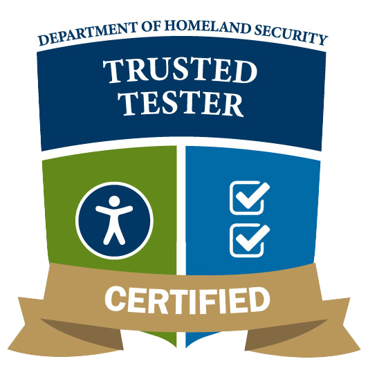 DHS Trusted Tester Web & Section 508 Certified