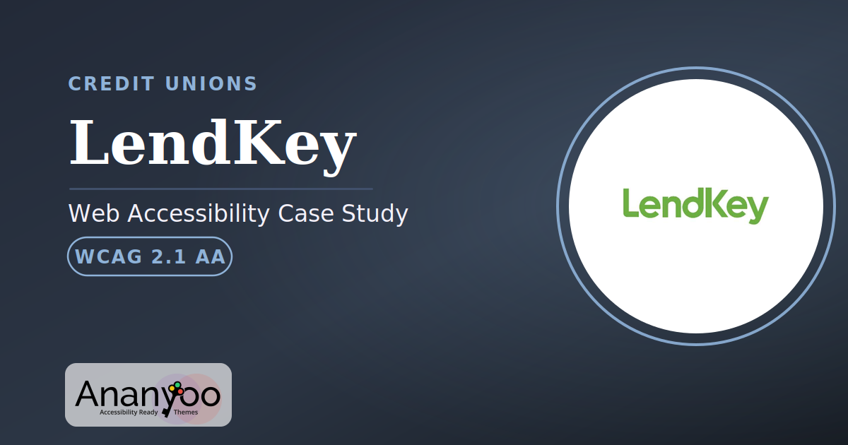 LendKey Accessibility Audit – WCAG 2.1 AA remediation case study