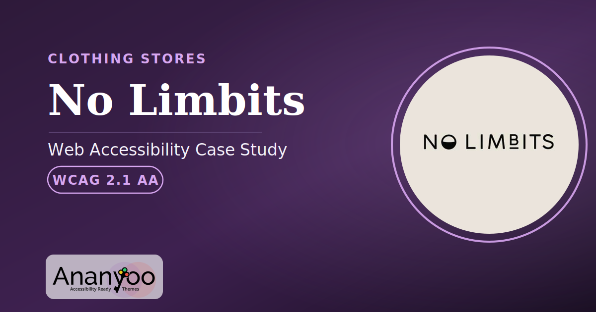 No Limbits Accessibility Audit – WCAG 2.1 AA remediation case study