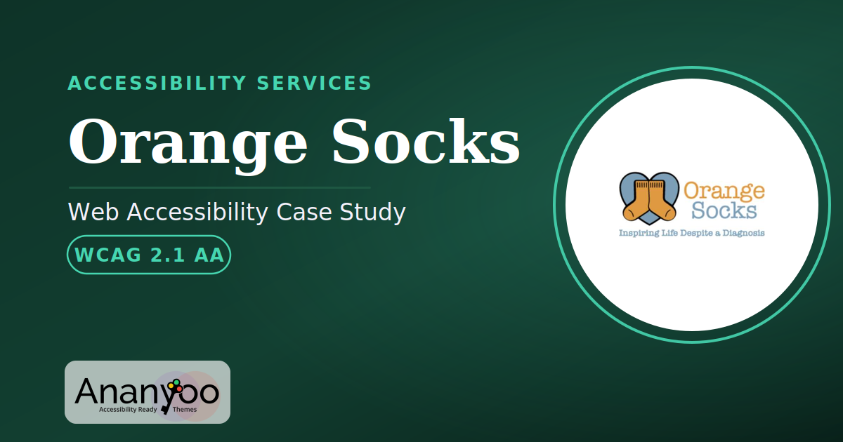 Orange Socks Accessibility Audit – WCAG 2.1 AA remediation case study