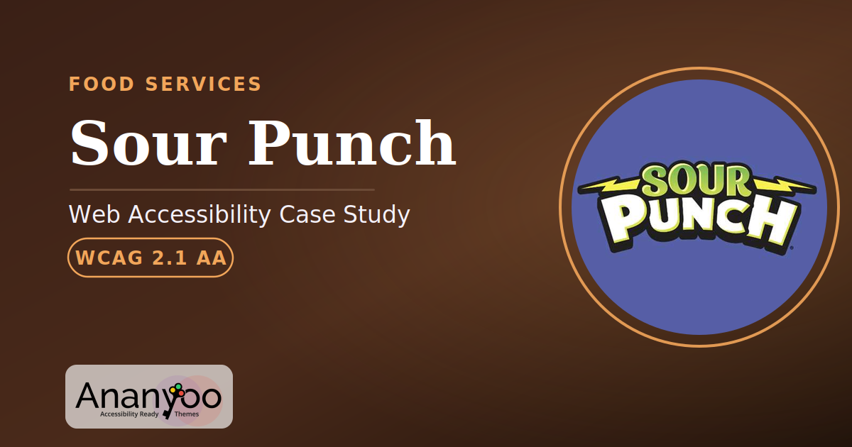 Sour Punch Accessibility Audit – WCAG 2.1 AA remediation case study