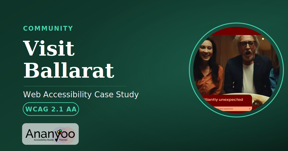 Visit Ballarat Accessibility Audit – WCAG 2.1 AA remediation case study