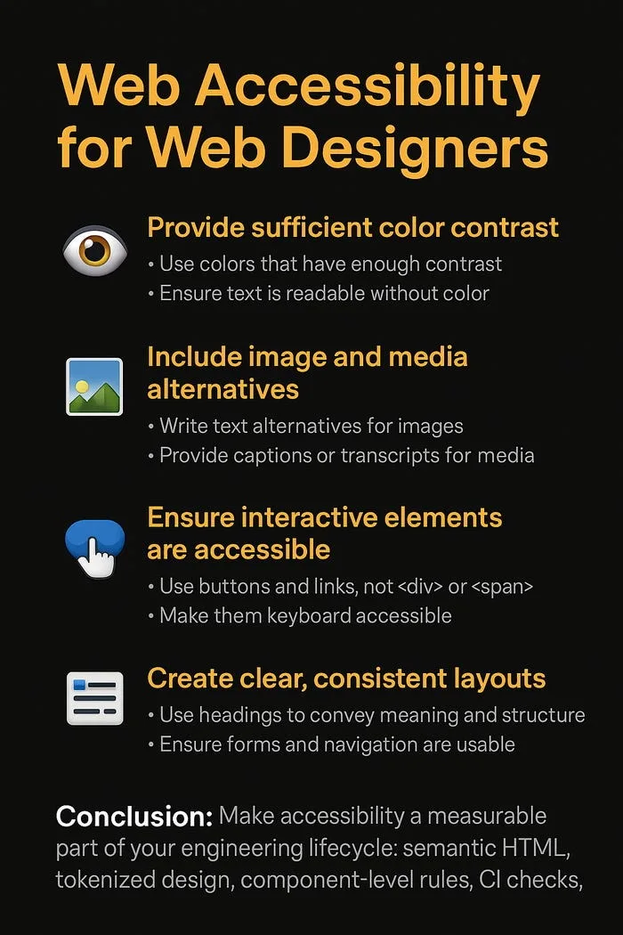 Designing for Web Accessibility: Make your Websites or Apps Accessible and WCAG Compliant - Image 3