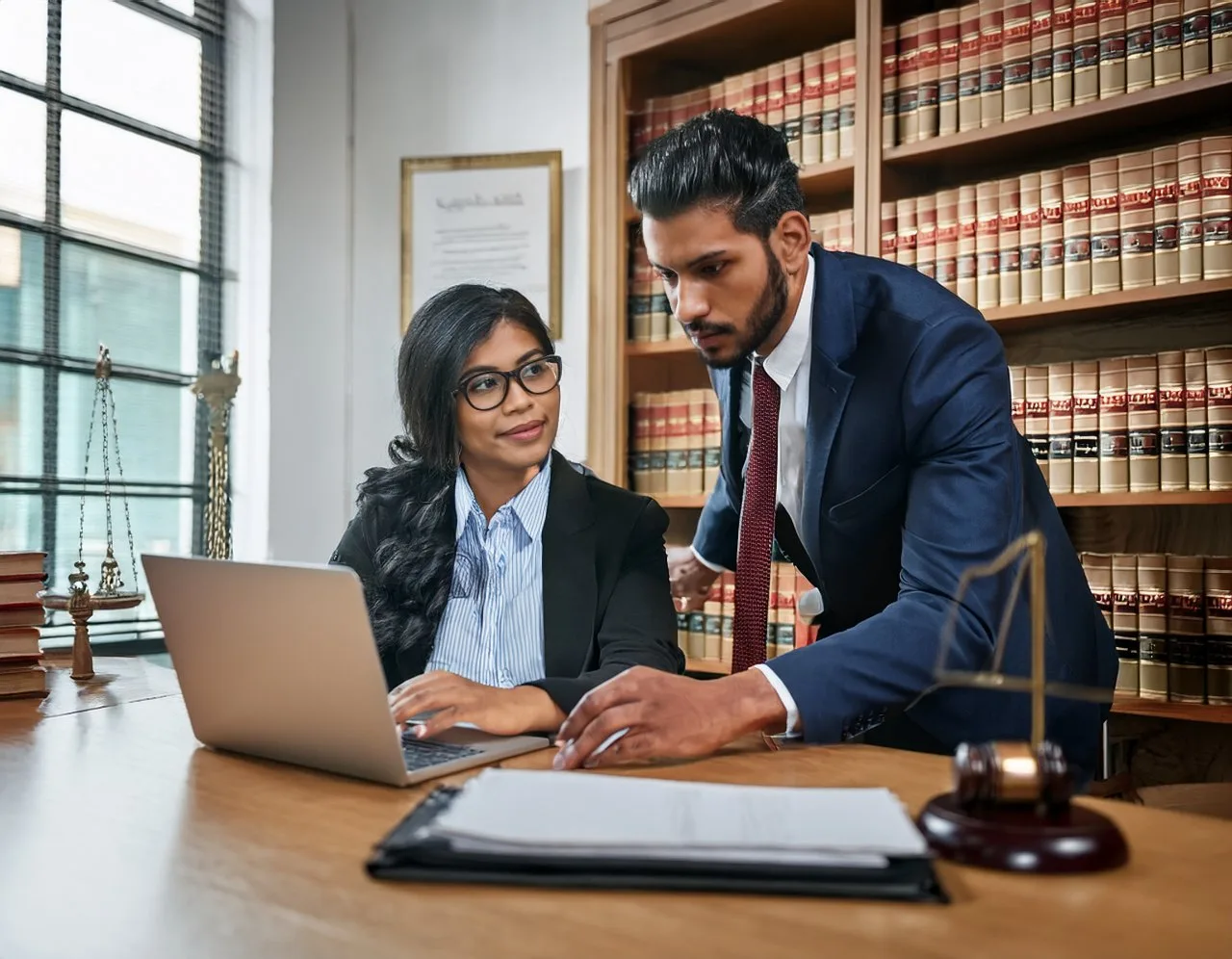 Lawyer and developer reviewing a website for ADA compliance