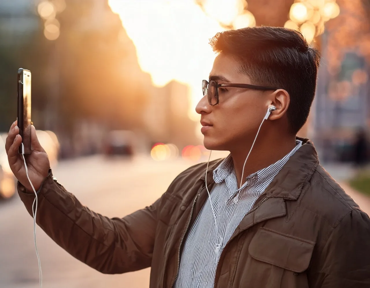 AI for people with disabilities: a phone app describing the surroundings to a blind man