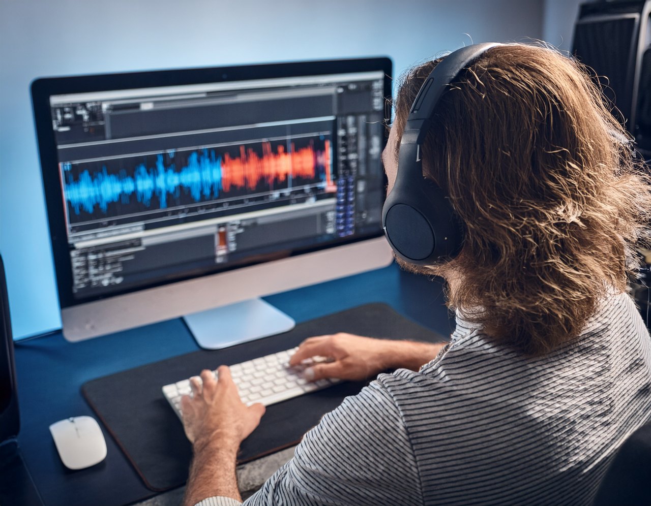 Preparing transcripts and captions in an editing suite