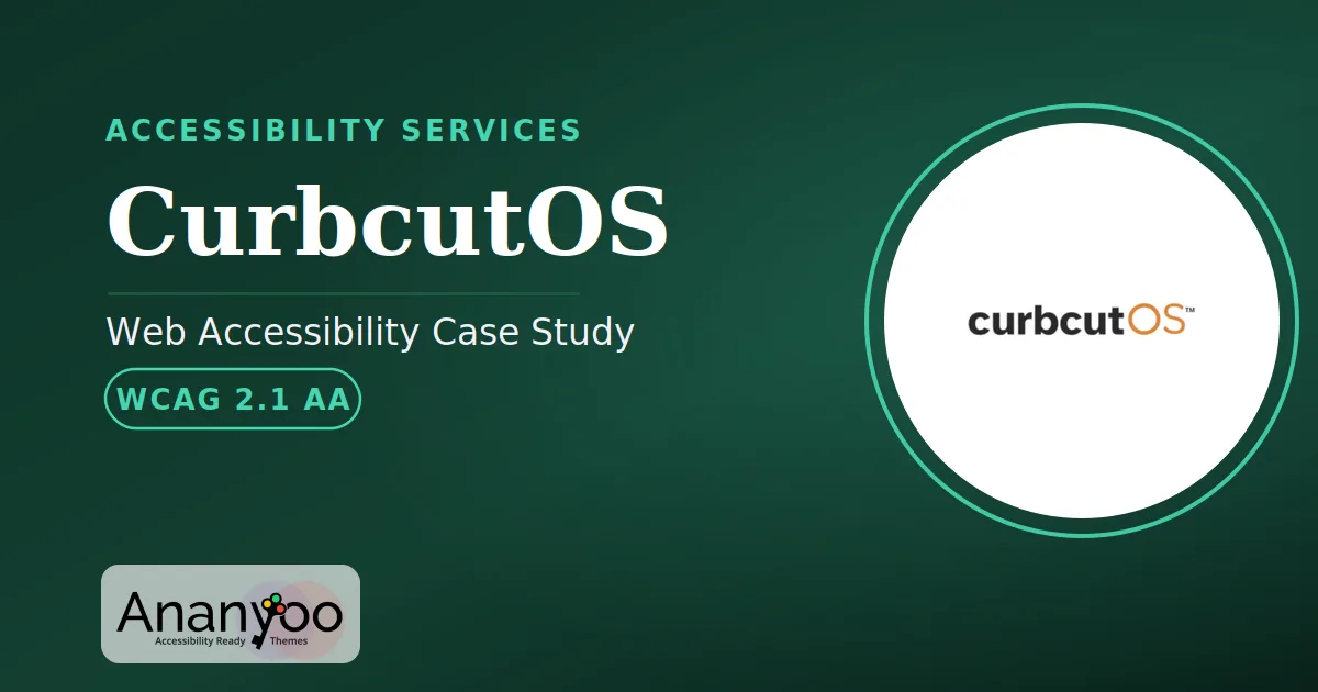 CurbcutOS Accessibility Audit - WCAG 2.1 AA remediation case study