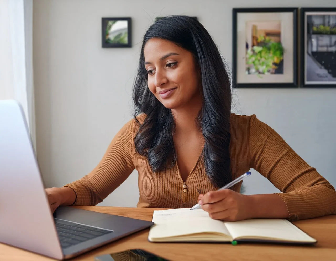 Taking notes during an online accessibility course