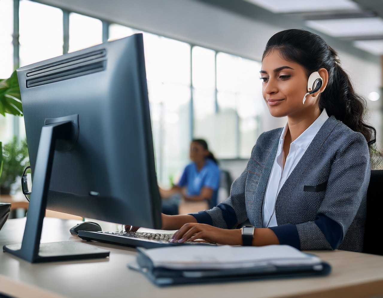 Section 508 standards: a government employee using an accessible website