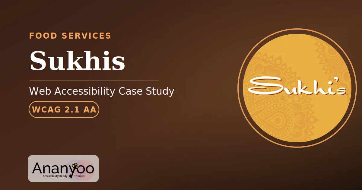 Sukhi's Accessibility Audit - WCAG 2.1 AA remediation case study