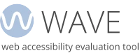 WAVE web accessibility evaluation tool by WebAIM