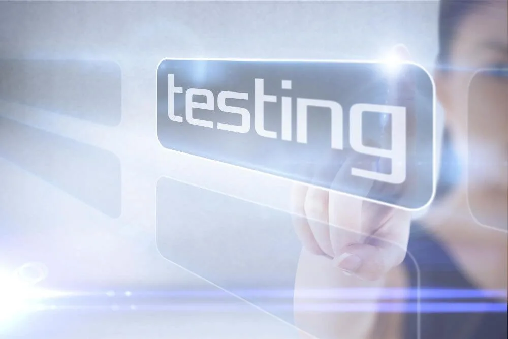 Website accessibility audit in progress: a tester checks a web page with a screen reader and keyboard